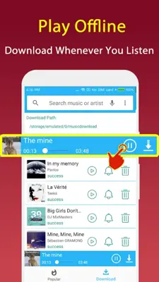 MusicDownload android App screenshot 3